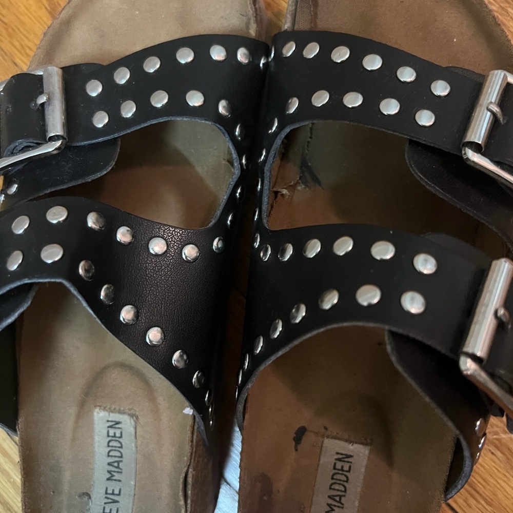 Steve Madden slip on studded sandal size 7.5